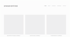 Desktop Screenshot of oneseventree.com