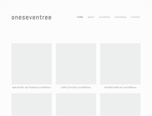 Tablet Screenshot of oneseventree.com
